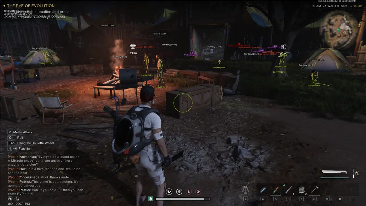 ESP player boxes in once human